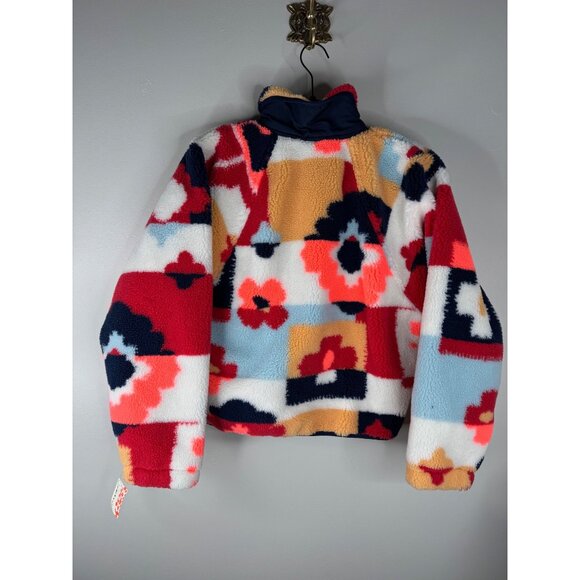 NEW Free People Hit The Slopes Pullover Fleece Jacket Coral Carpet Size XS - Picture 5 of 5
